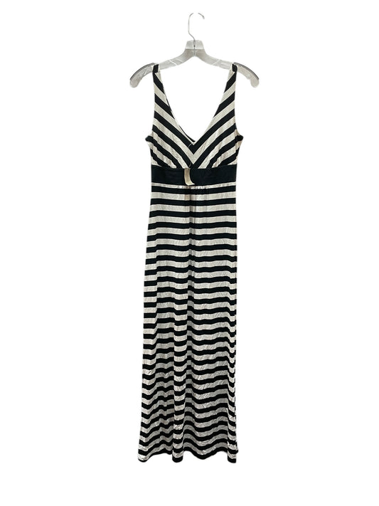 Dress Casual Maxi By Ann Taylor In Black & White, Size:Xs
