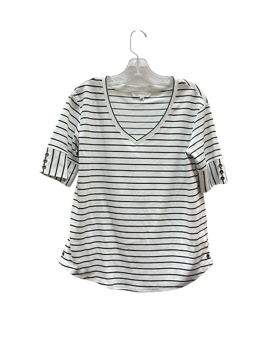 Top 3/4 Sleeve By Jane And Delancey In Black & White, Size:S