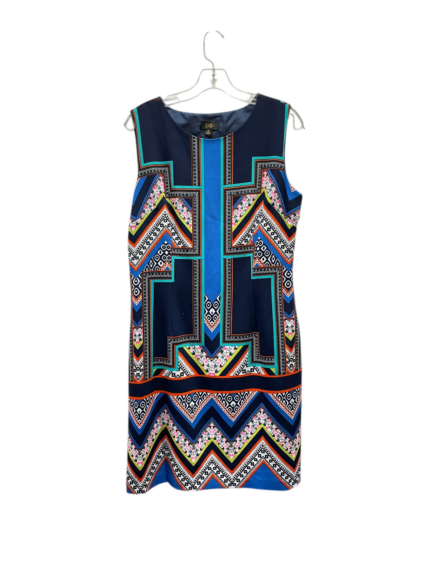 Dress Work By ILE NEW YORK In Multi, Size:10