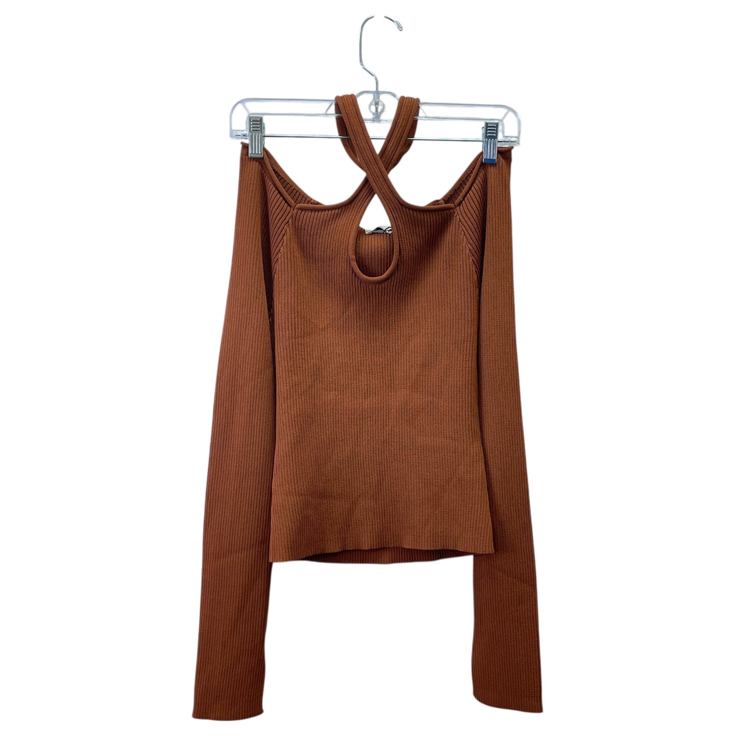 Top Ls By Dissh In Brown, Size:L