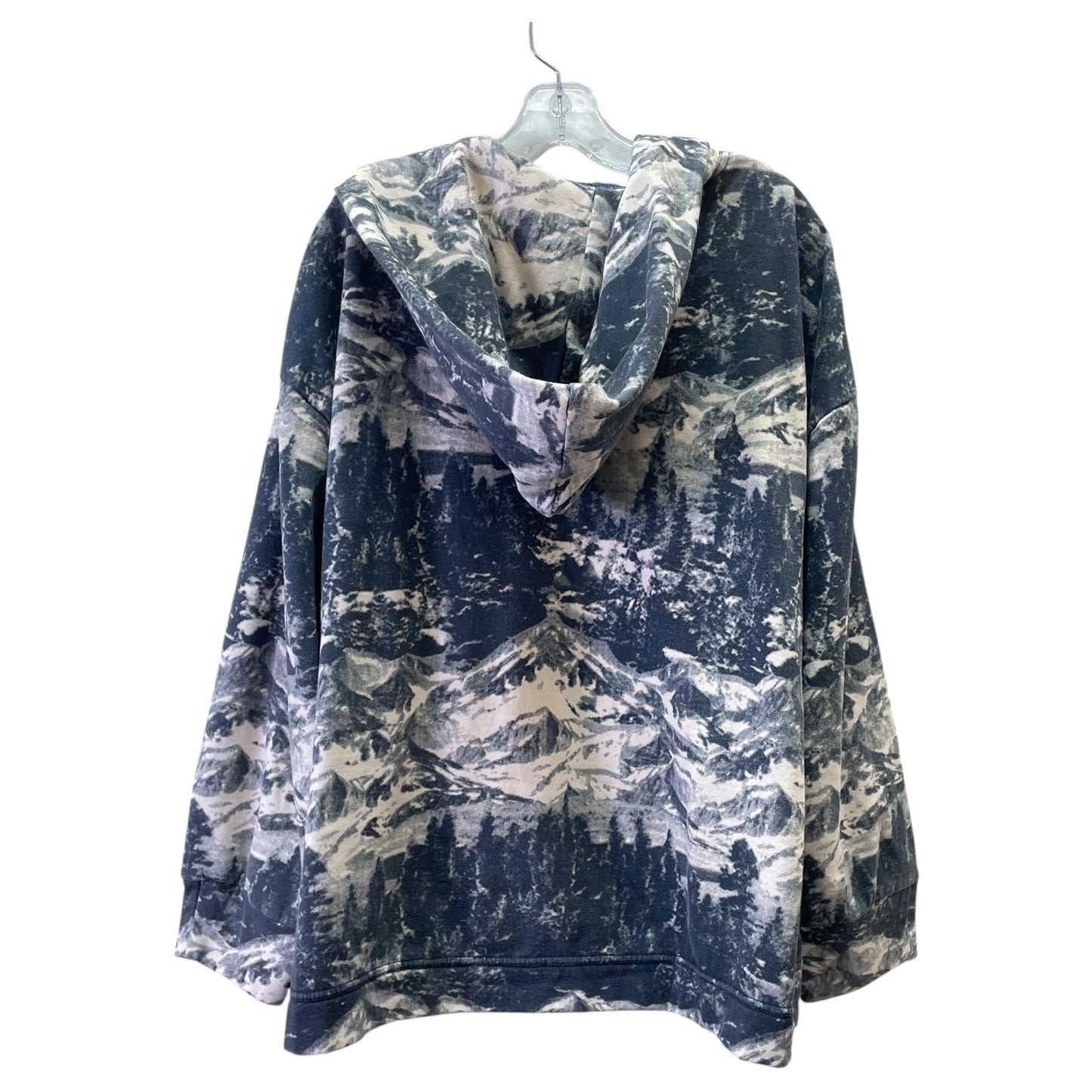 Cardigan By Bdg In Blue & Cream, Size:L