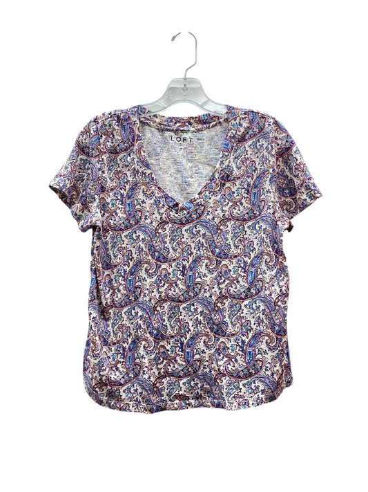 Top Ss By Loft In Paisley Print, Size:M