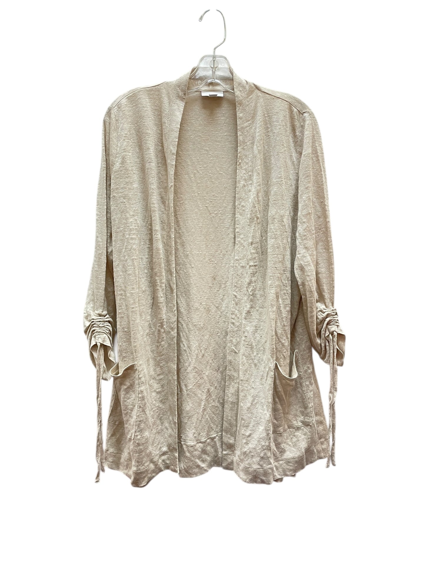 Cardigan By J. Jill In Beige, Size:M
