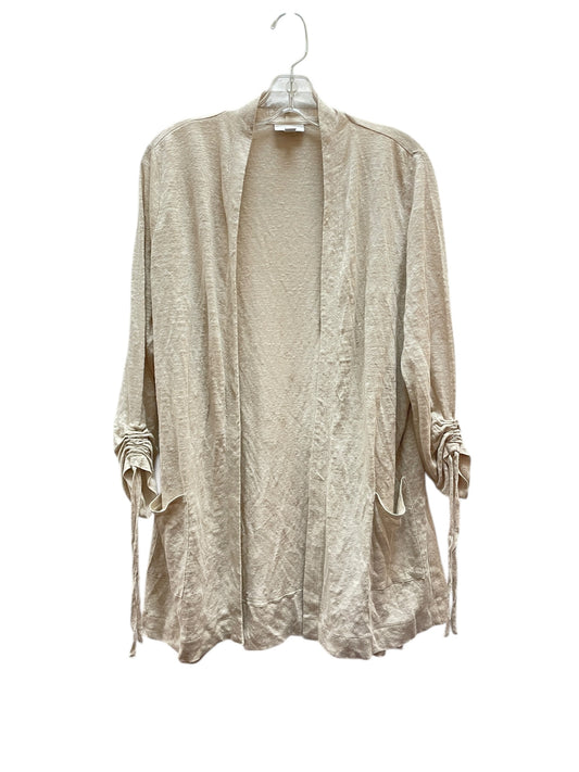Cardigan By J. Jill In Beige, Size:M
