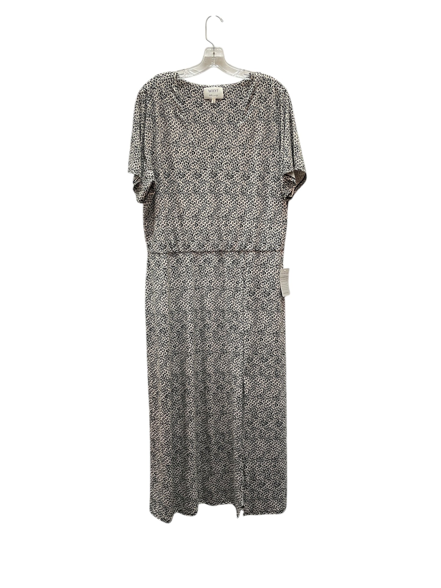 Dress Casual Maxi By Wayf In Animal Print, Size:2X