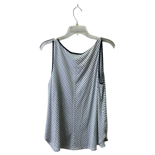 Top Sleeveless By Loft In White, Size:M