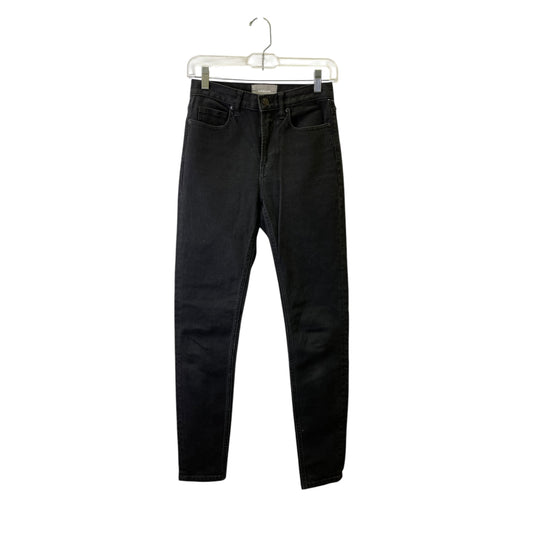 Jeans Skinny By Everlane In Black Denim, Size:2