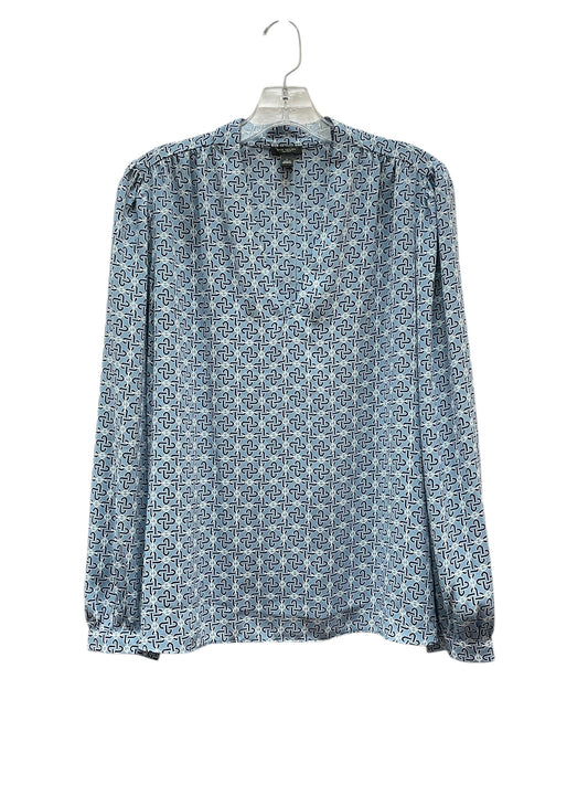 Top Ls Basic By Ann Taylor In Blue, Size:L