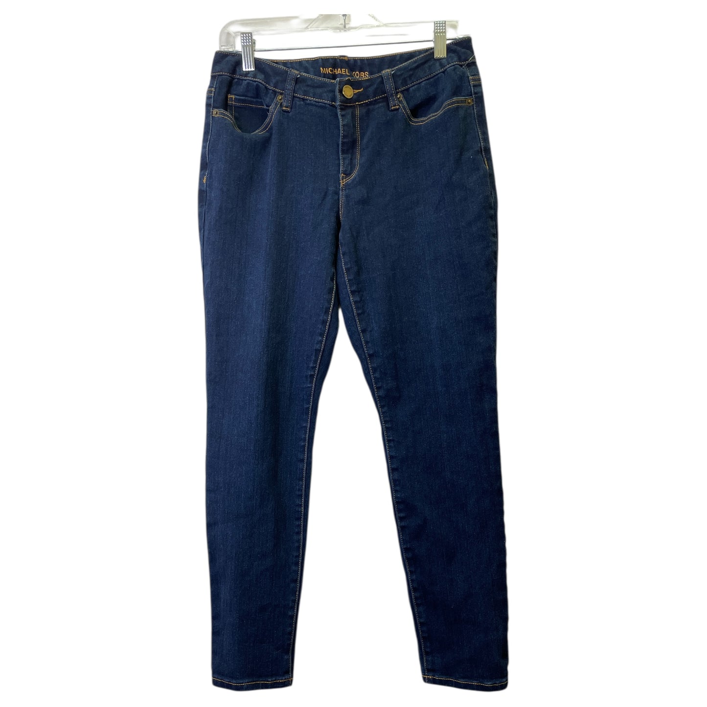 Jeans Straight By Michael By Michael Kors In Blue, Size:6