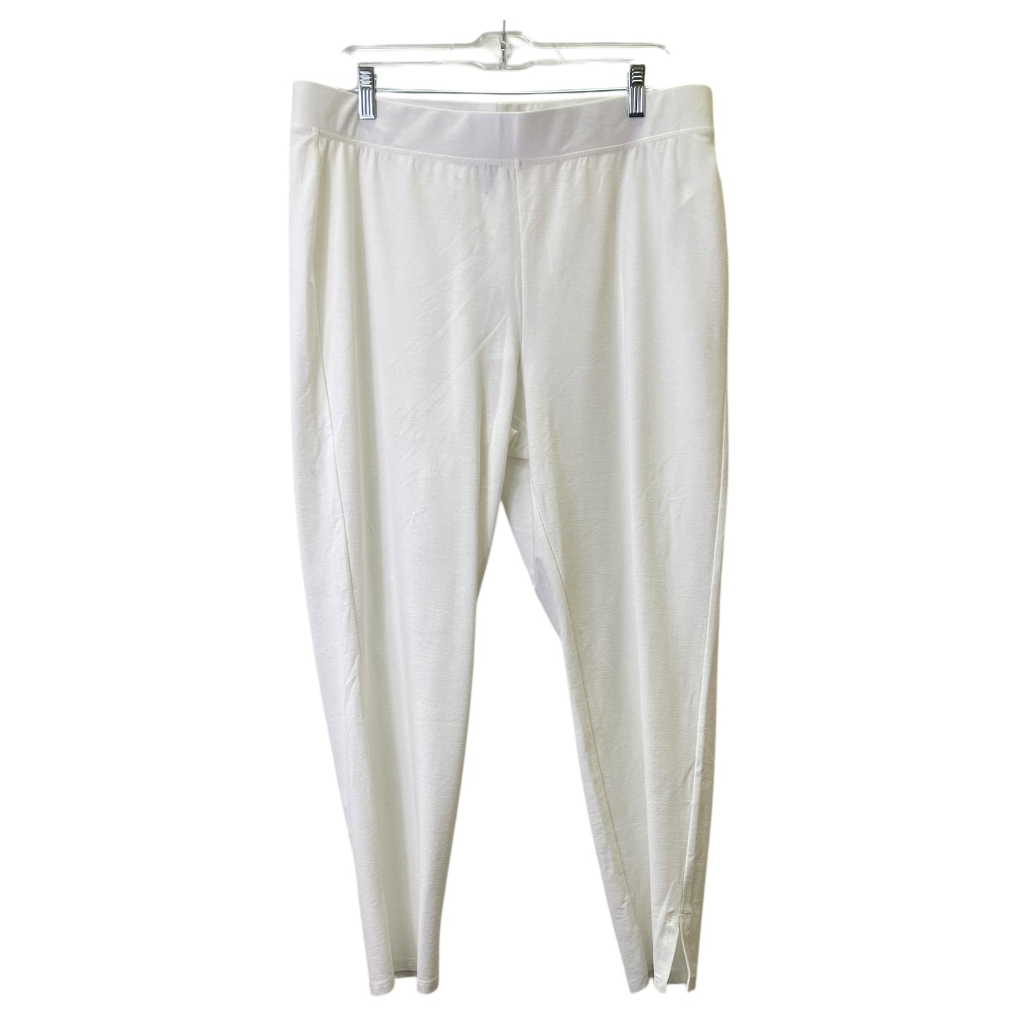 Pants Other By Eileen Fisher In White, Size:14