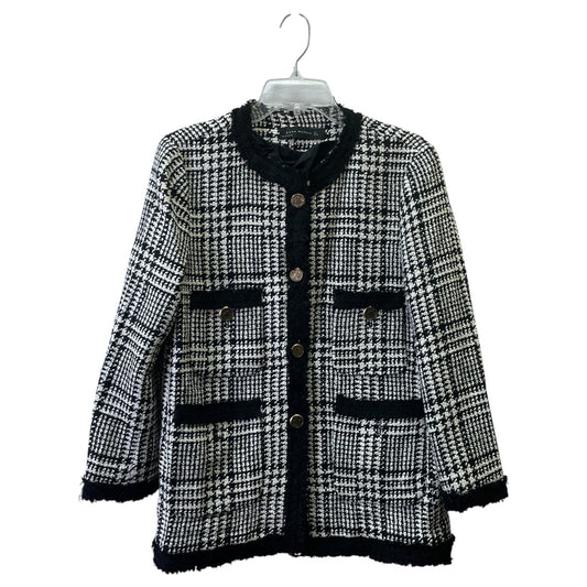 Blazer By Zara Women In Black & White, Size:L
