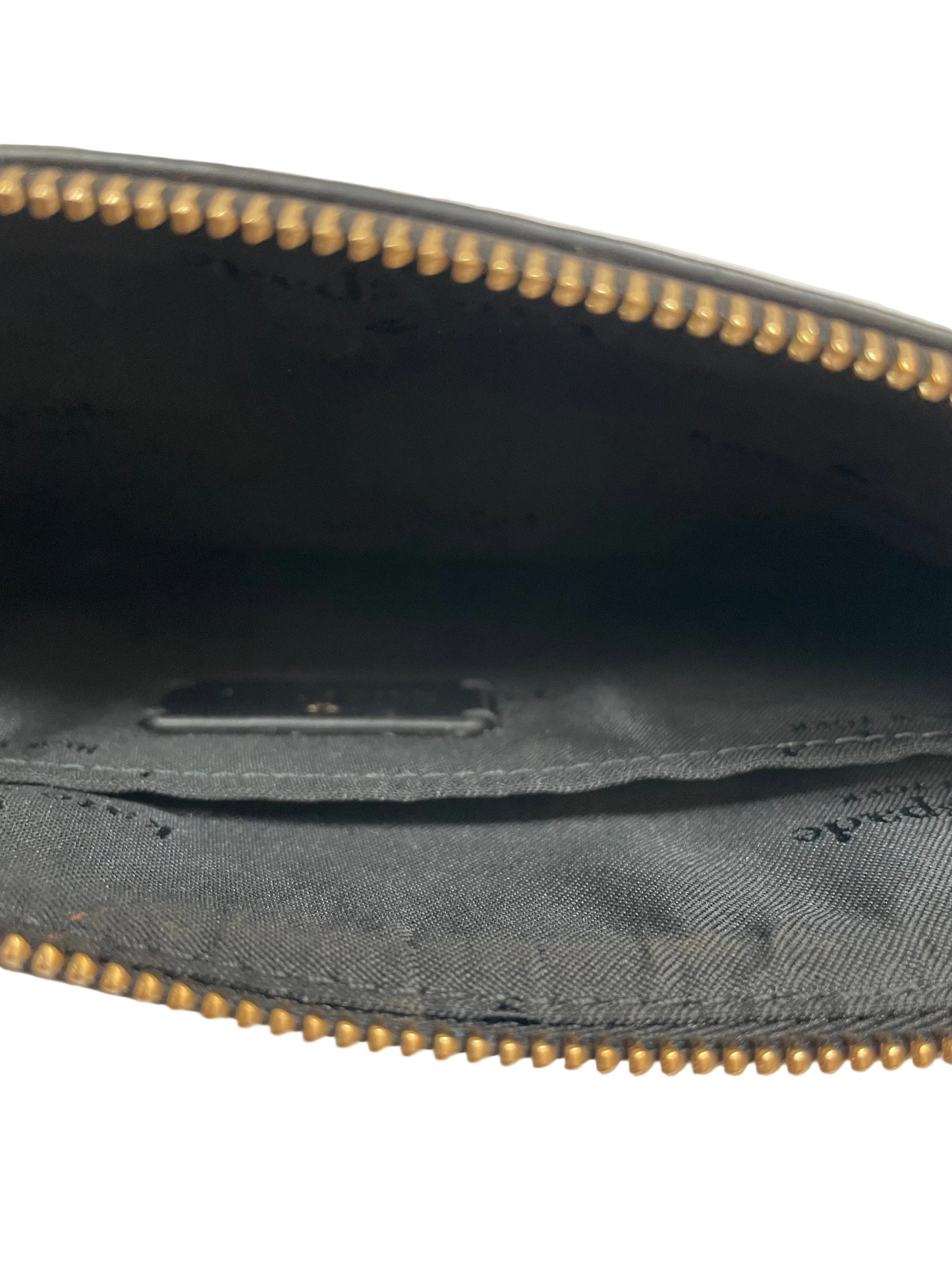 Crossbody Designer By Kate Spade In Black & Gold, Size:Small