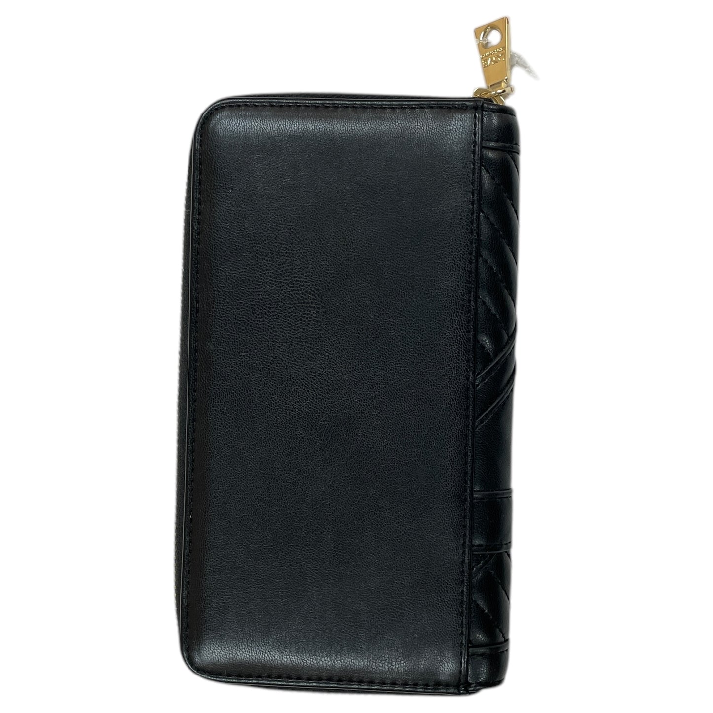 Wallet Leather By Love Moschino In Black, Size:Large