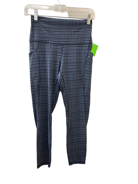 Athletic Leggings By Lululemon In Blue, Size:6