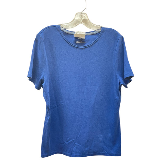 Top Ss Basic By Talbots In Blue, Size:Xl