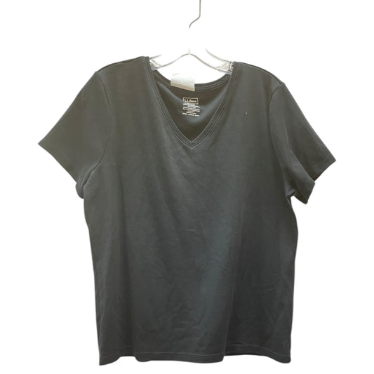 Top Ss Basic By L.L. Bean In Black, Size:Xl