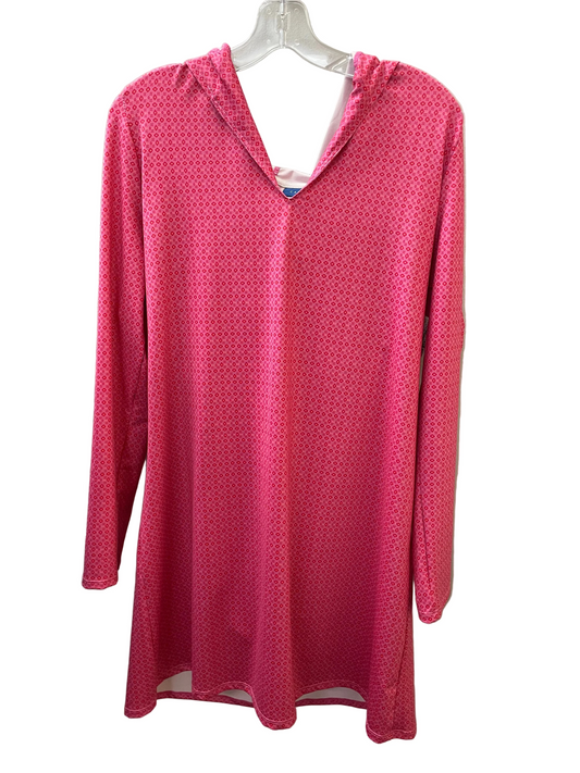 Swimwear Cover-Up By Cabana Life In Pink, Size:Xl