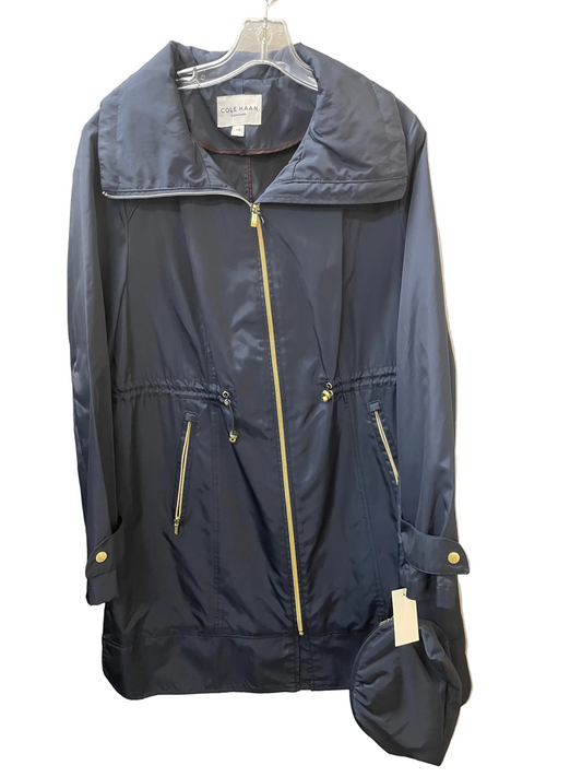 Jacket Other By Cole-Haan In Blue, Size:L