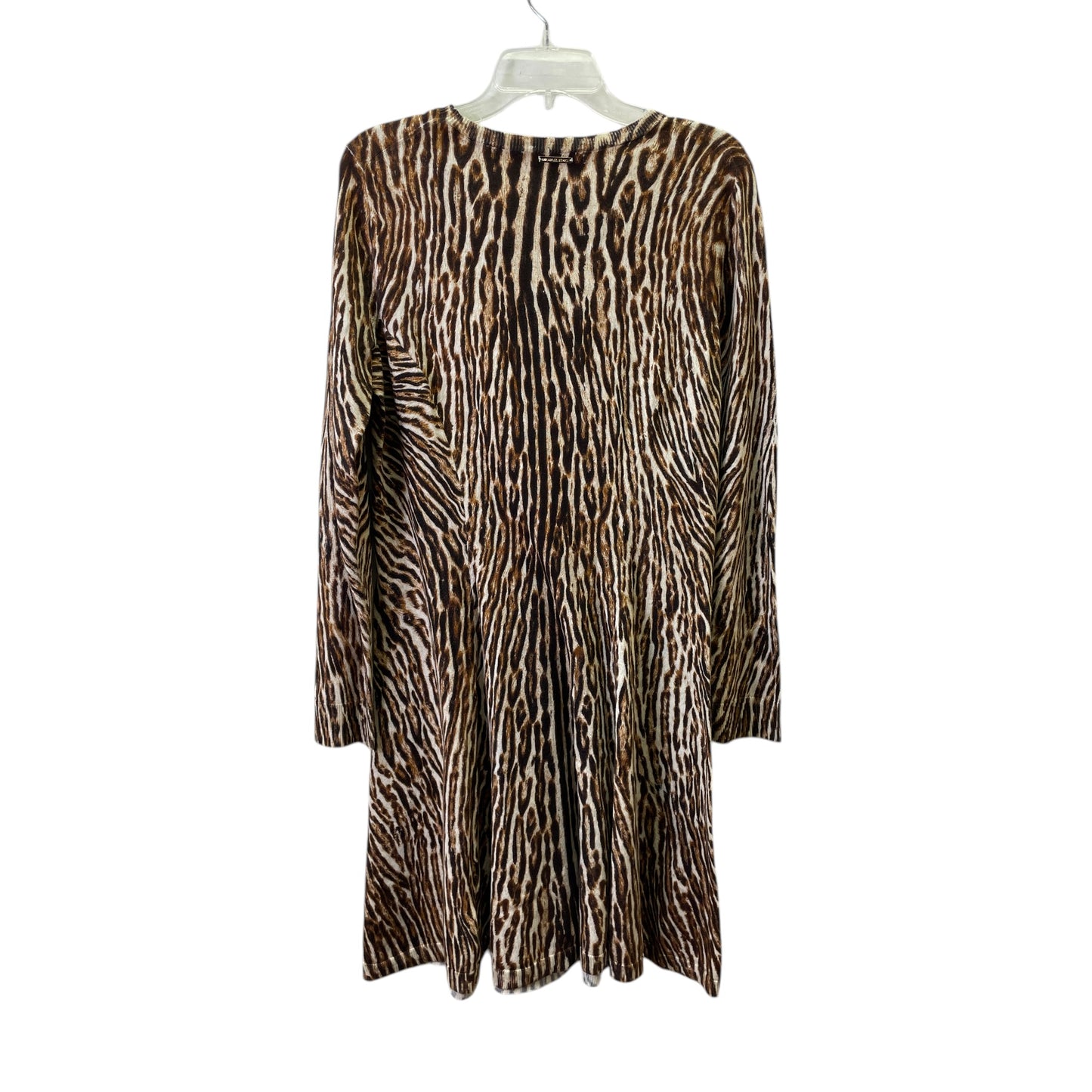 Dress Casual Midi By Michael By Michael Kors In Animal Print, Size:L