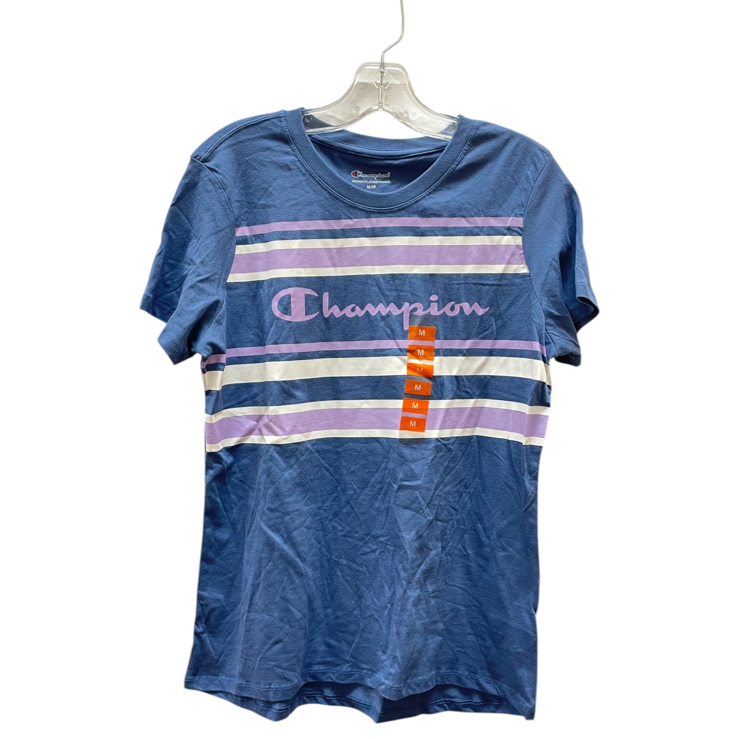 Top Ss By Champion In Blue & Purple, Size:M
