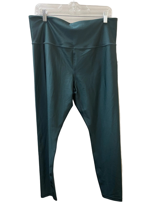 Athletic Leggings By Athleta In Green, Size:Xl