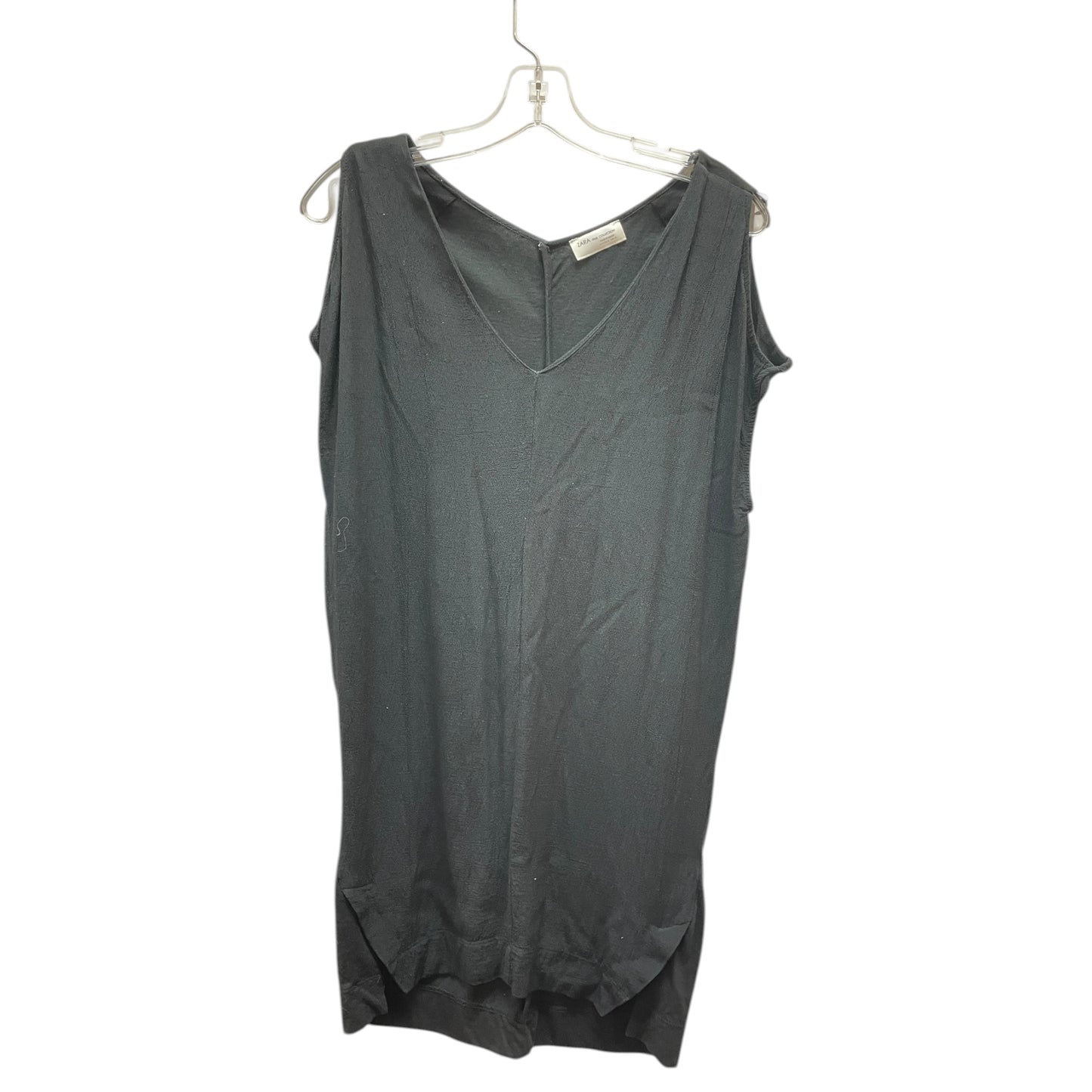 Dress Casual Midi By Zara In Black, Size:M