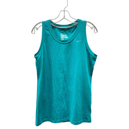 Top Sleeveless Basic By Nike In Blue, Size:L