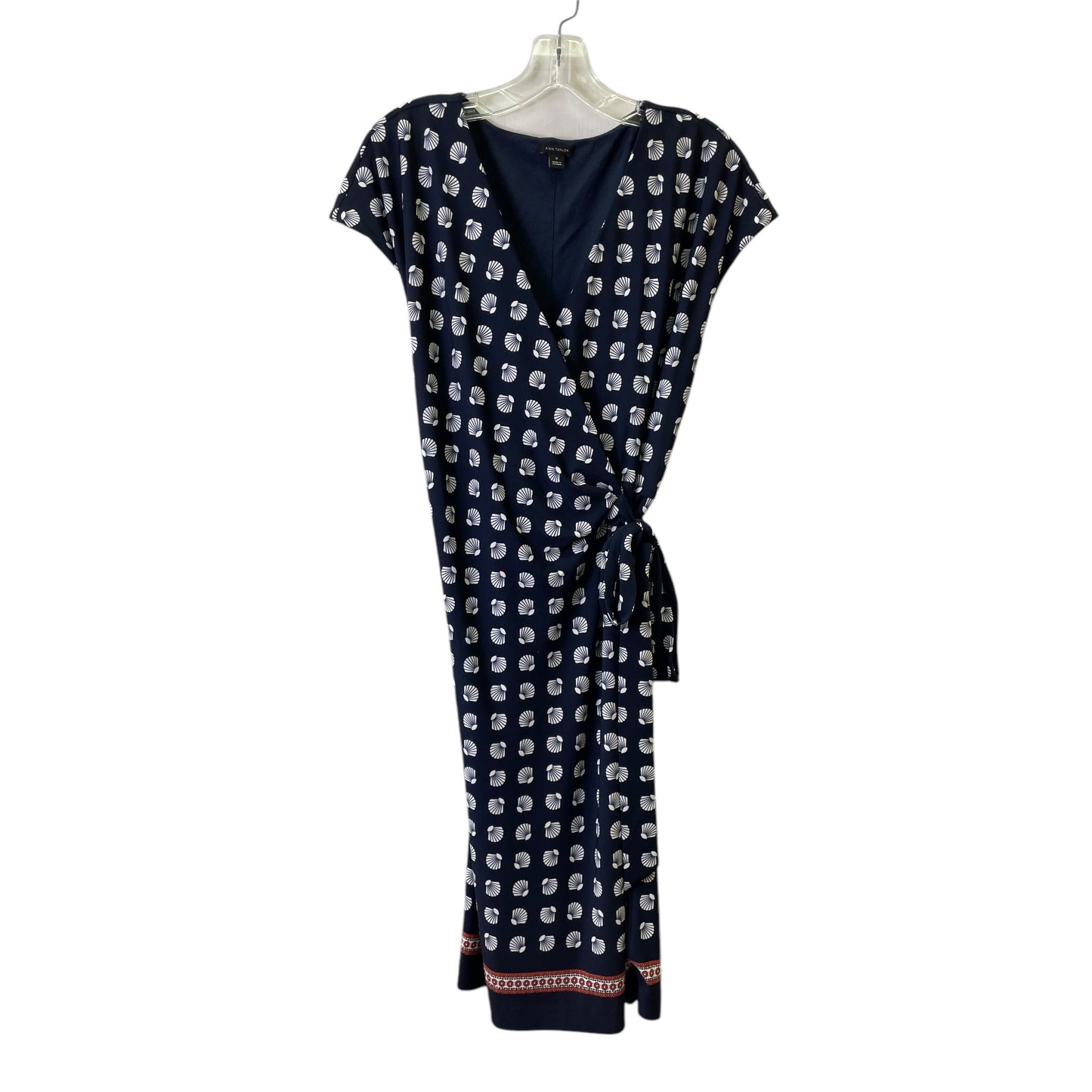 Dress Casual Maxi By Ann Taylor In Navy, Size:L