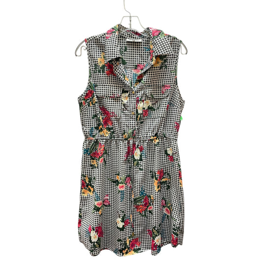 Dress Casual Midi By Speed Control In Floral Print, Size:L