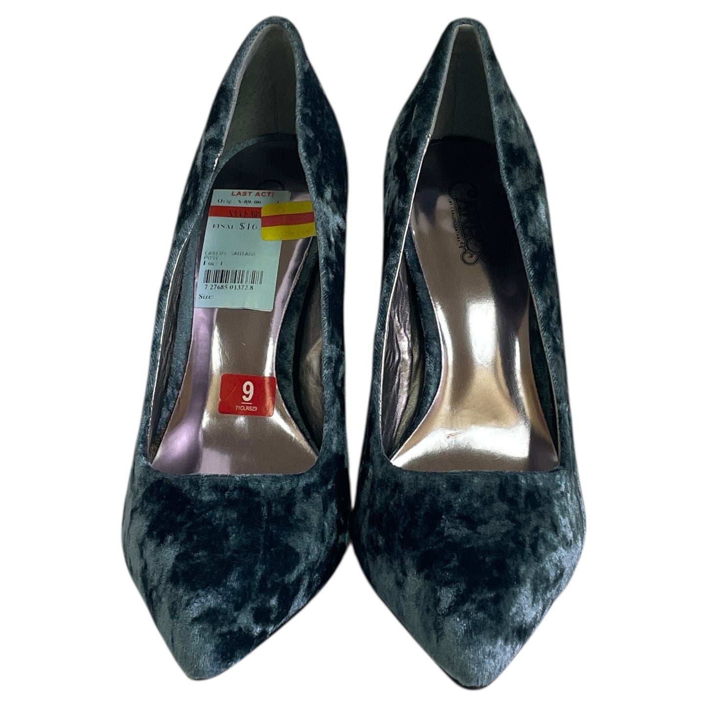 Shoes Heels Stiletto By Carlos By Carlos Santana In Blue, Size:9