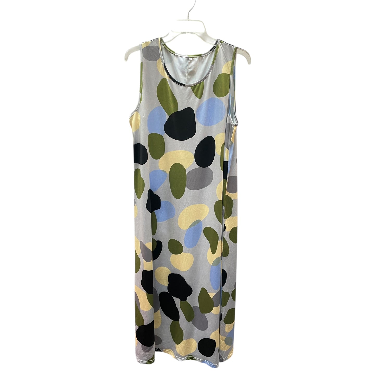 Dress Casual Maxi By Clothes Mentor In Polkadot Pattern, Size:1X