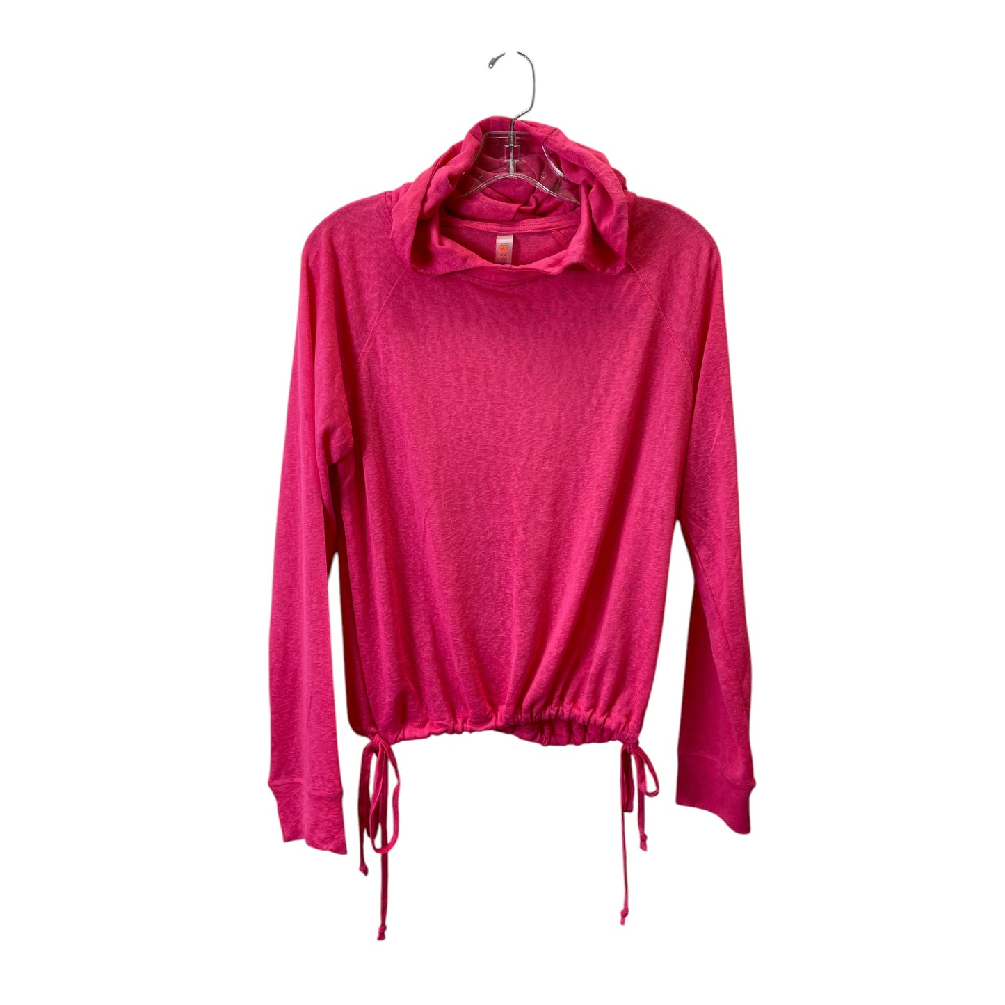 Athletic Sweatshirt Hoodie By Mono B In Pink, Size:S