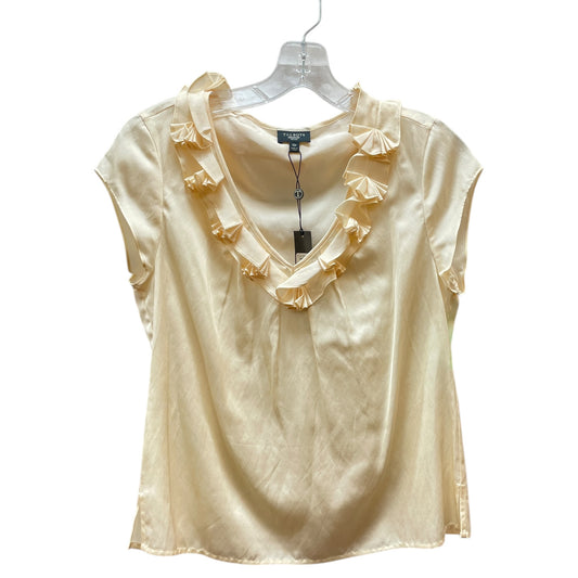 Top Sleeveless By Talbots In Yellow, Size:10P