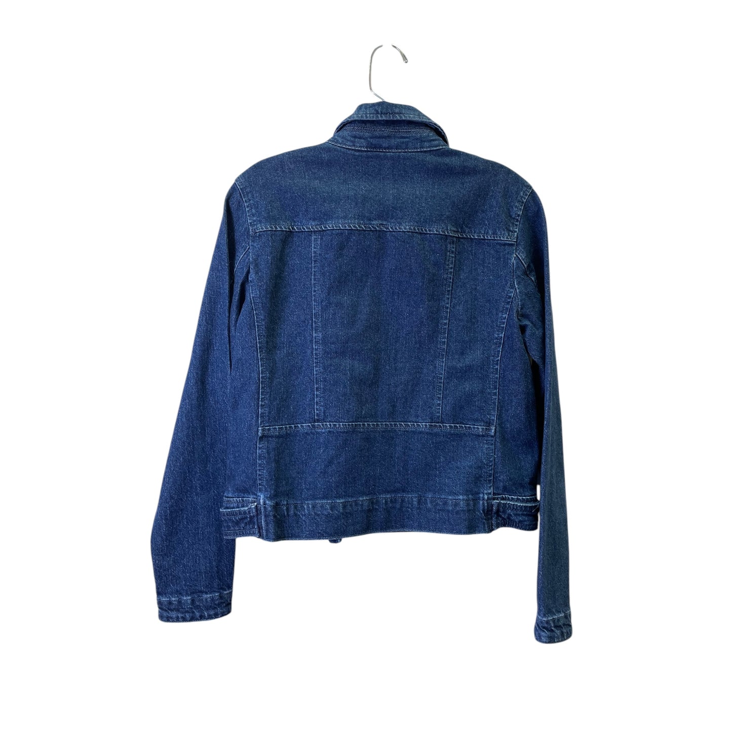 Jacket Denim By Loft In Blue Denim, Size:Xs