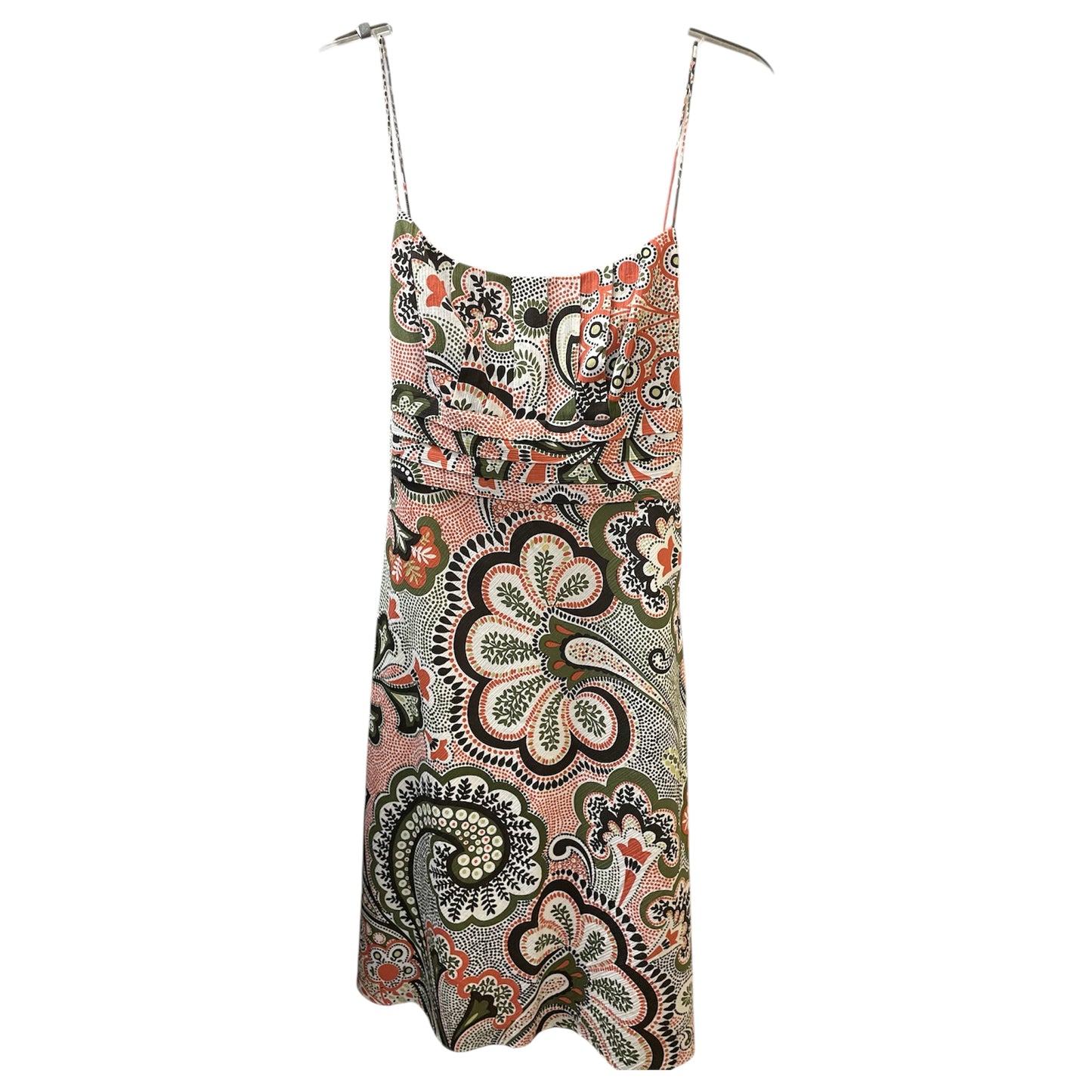Dress Casual Midi By Ann Taylor In Multi, Size:M