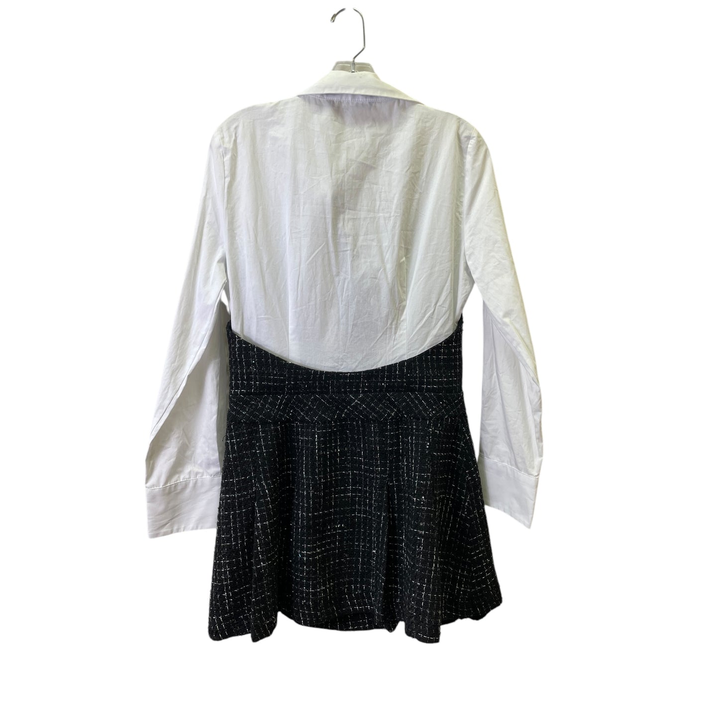 Dress Casual Short By Zara In Black & White, Size:L