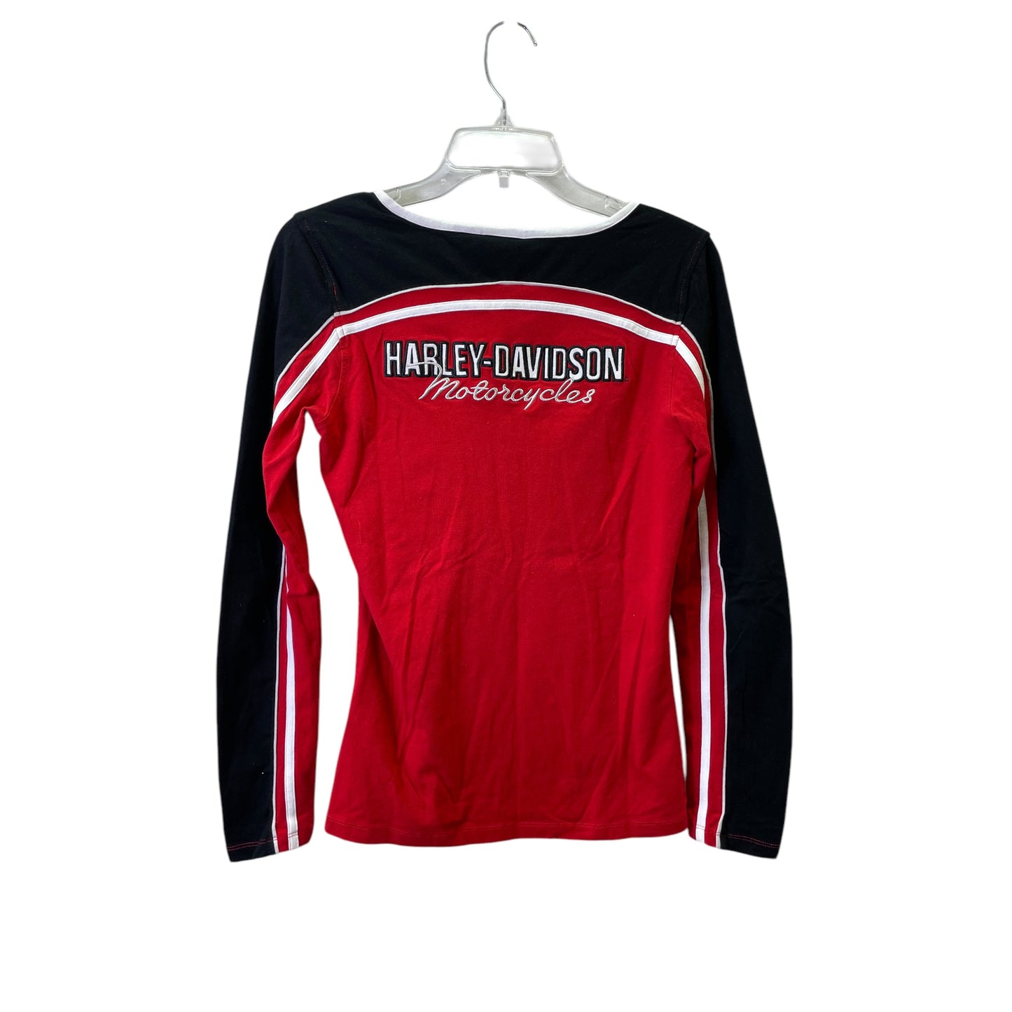 Top Ls By Harley Davidson In Black & Red, Size:S