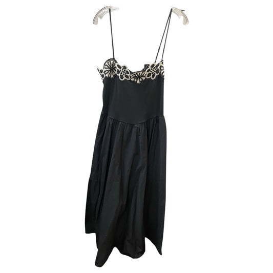 Dress Casual Maxi By J. Crew In Black & White, Size:Xl