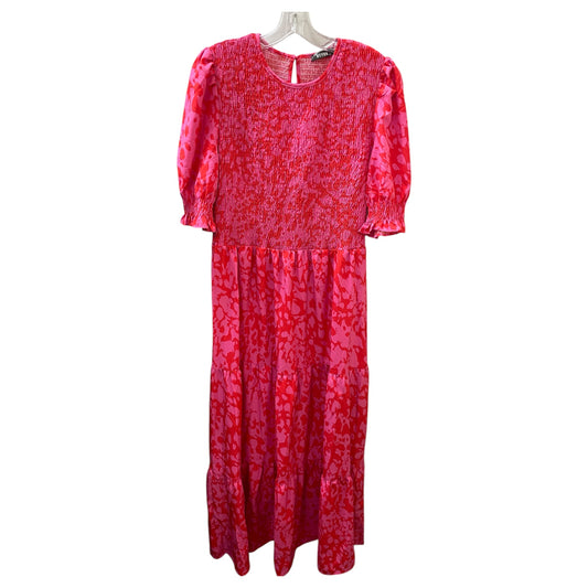 Dress Casual Maxi By Btfbm In Pink & Red, Size:Xl
