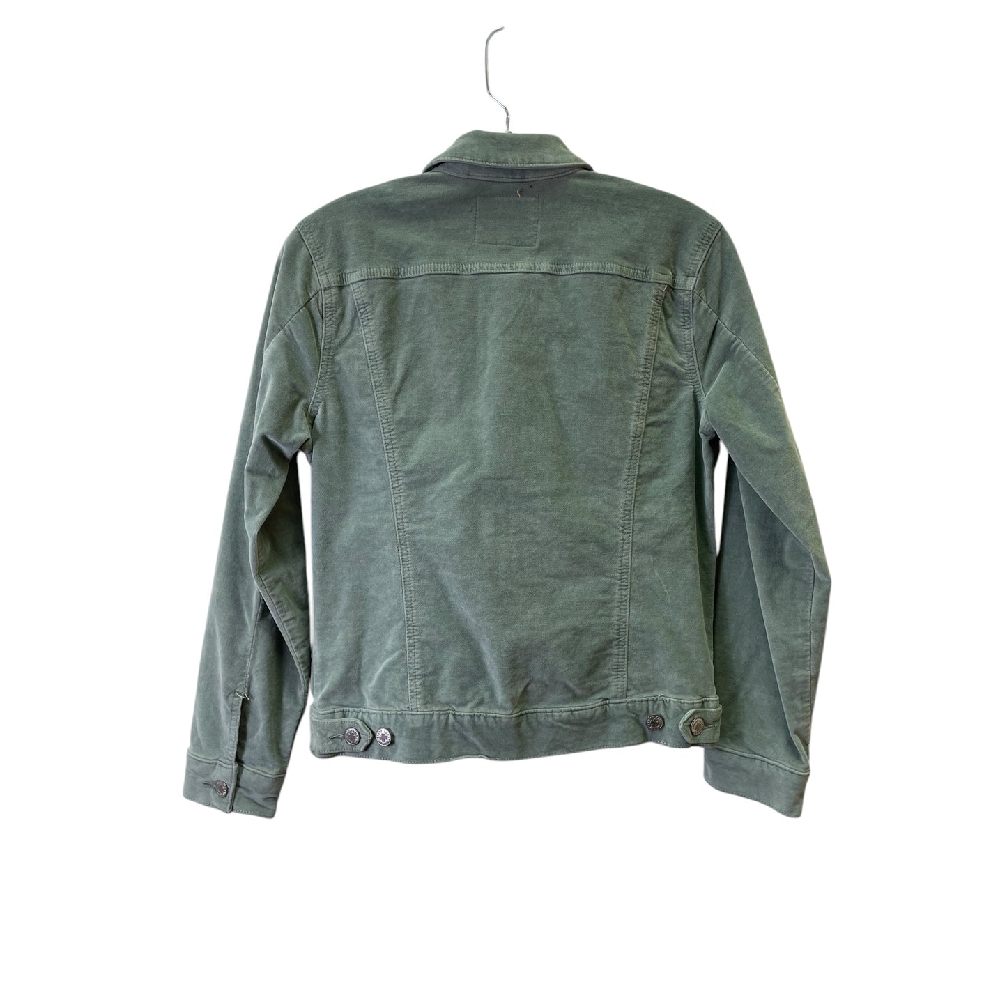 Jacket Shirt By Lucky Brand In Green, Size:S