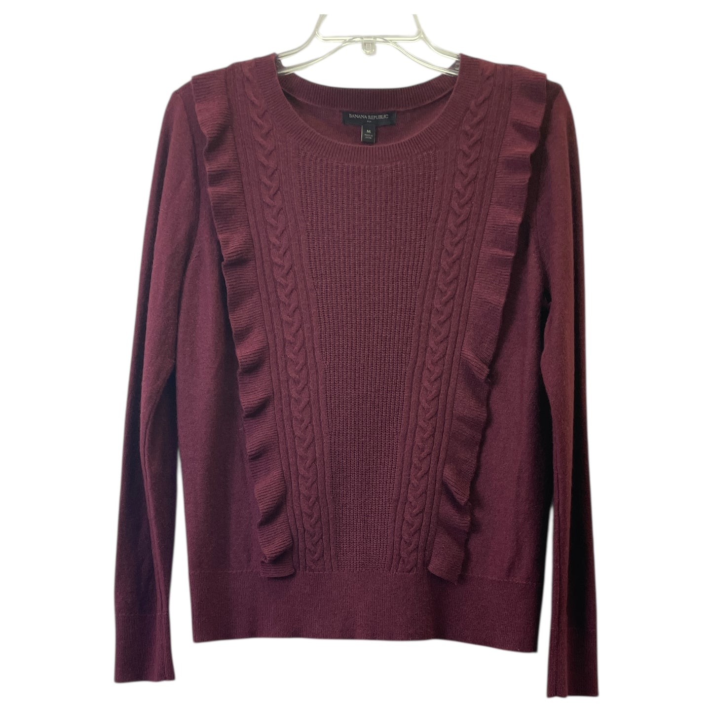 Sweater By Banana Republic In Red, Size:M