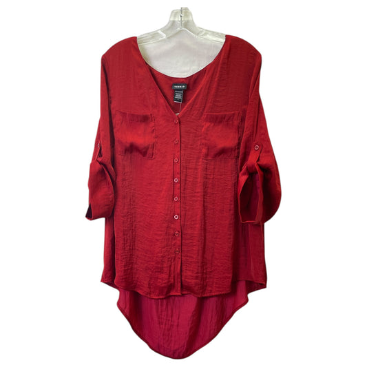 Top 3/4 Sleeve By Torrid In Red, Size:1X