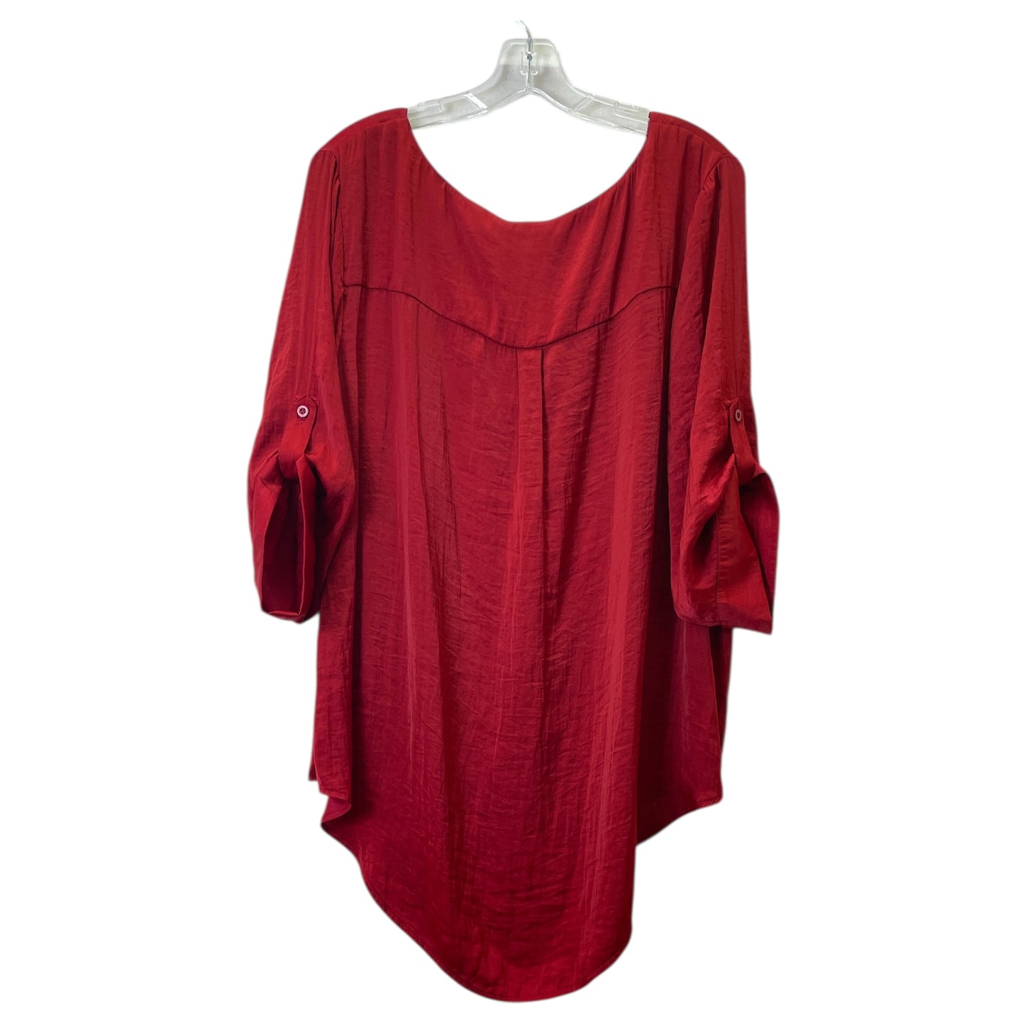 Top 3/4 Sleeve By Torrid In Red, Size:1X