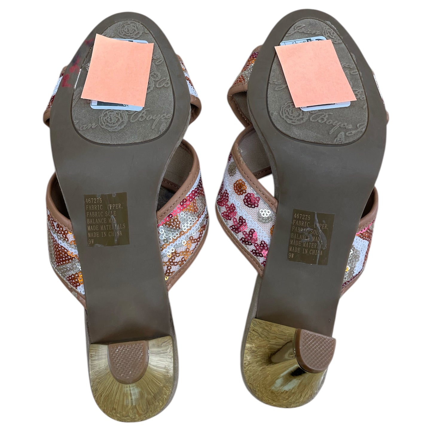 Sandals Heels Kitten By JOANBOYCE In Copper, Size:6