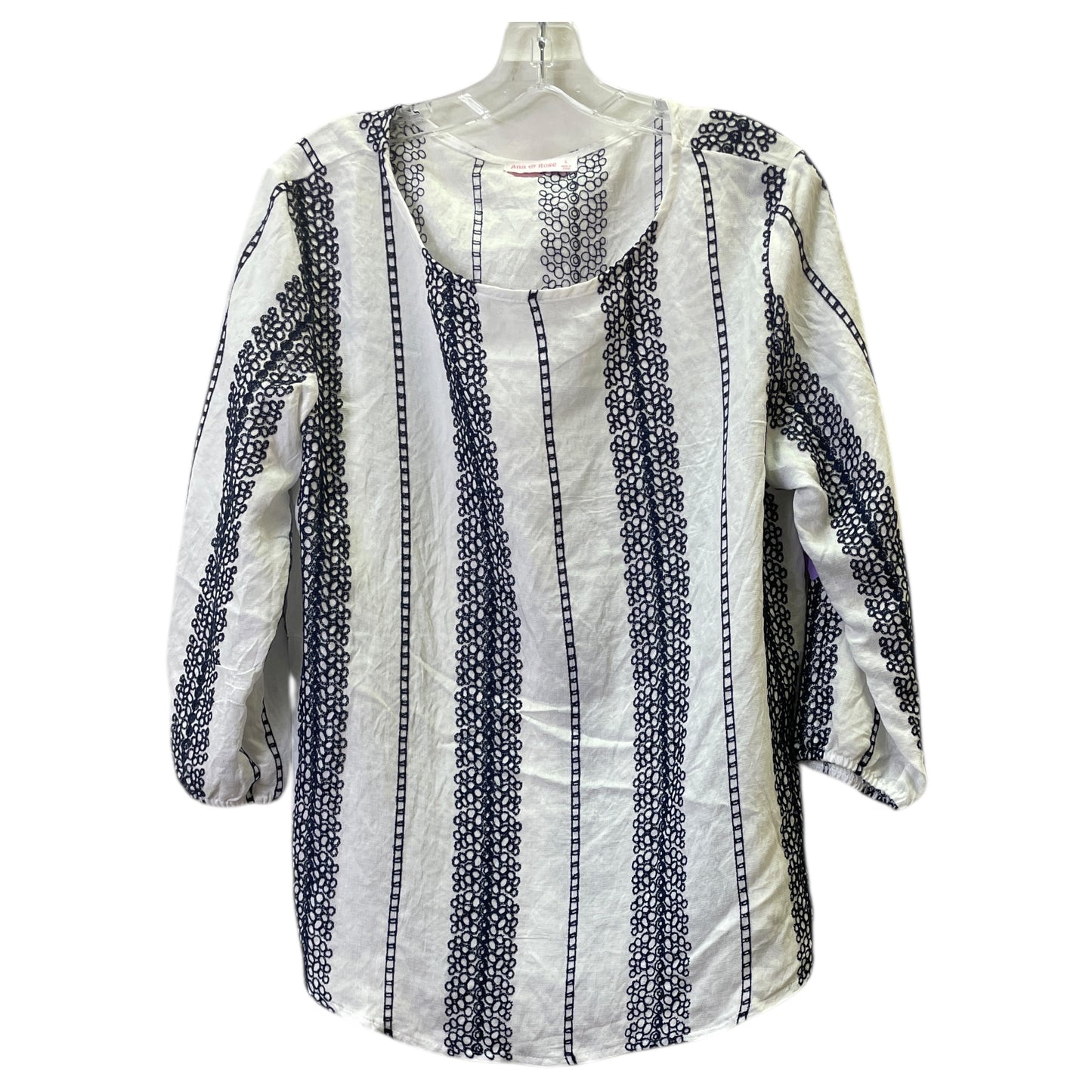 Top Ls By Cmf In Blue & White, Size:L