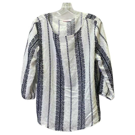 Top Ls By Cmf In Blue & White, Size:L