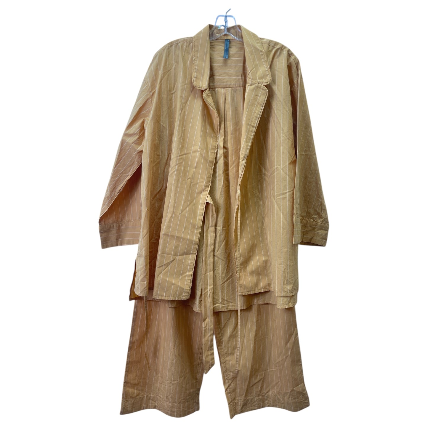 Pants Set 2Pc By Anthropologie In Yellow, Size:8