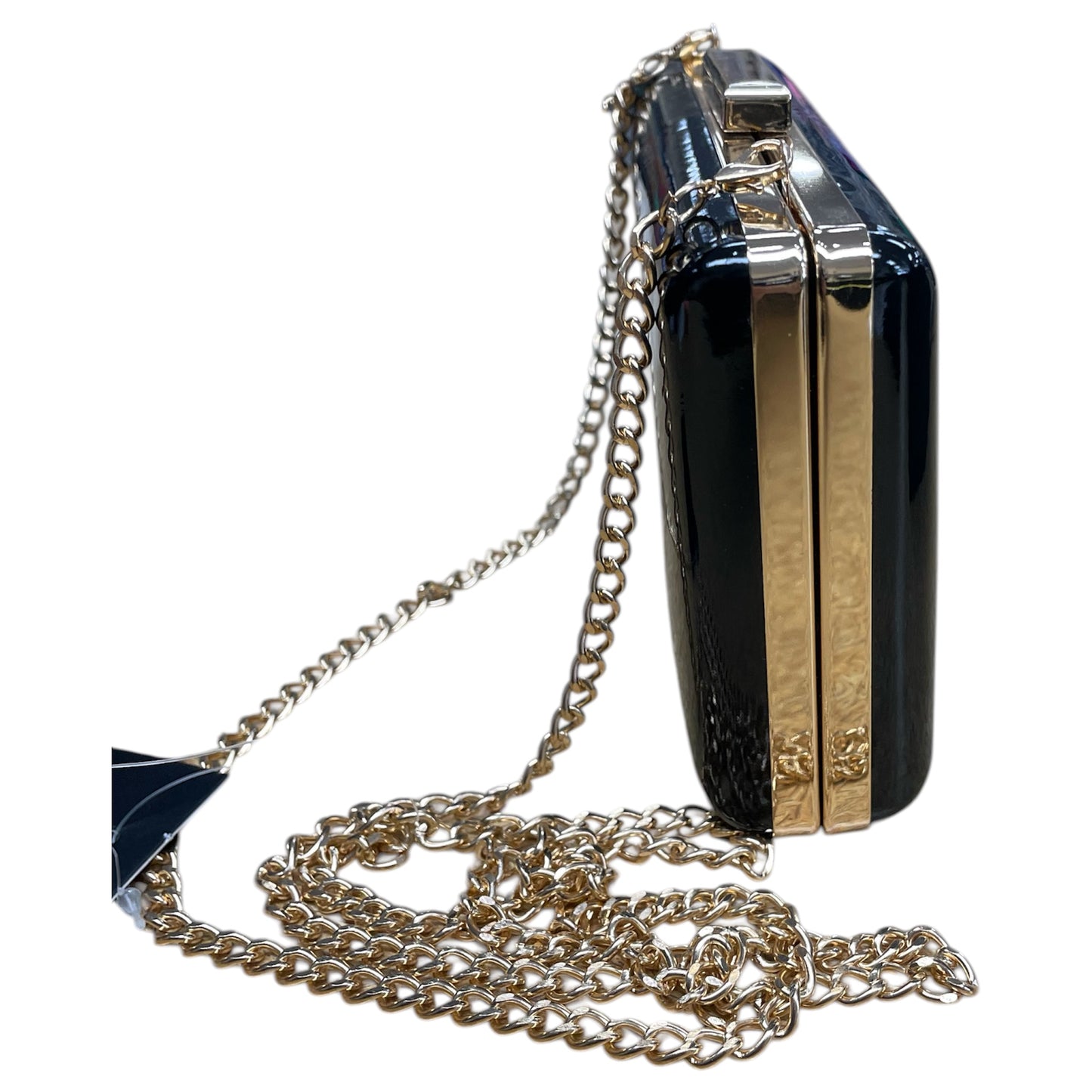 Crossbody By Daesin In Black & Gold, Size:Small