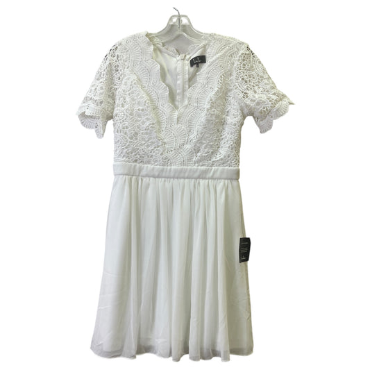 Dress Party Short By Lulus In White, Size:M