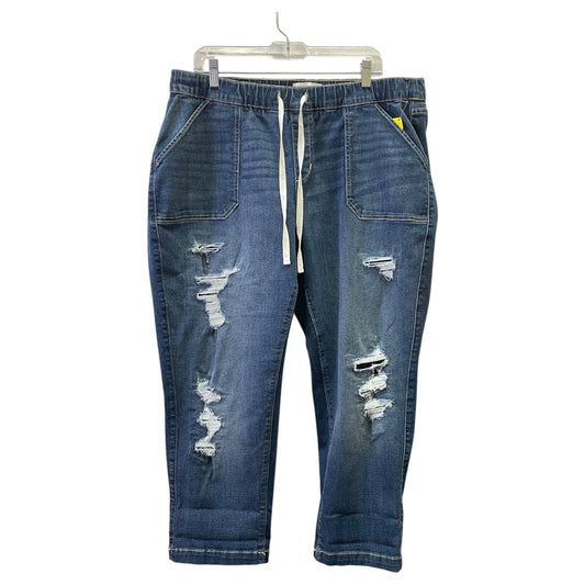 Jeans Boot Cut By Lane Bryant In Blue, Size:16